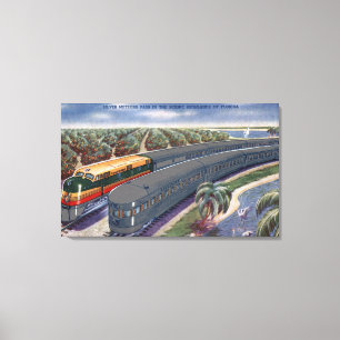 Silver Meteors "Seaboard" in Florida Highlands Canvas Print