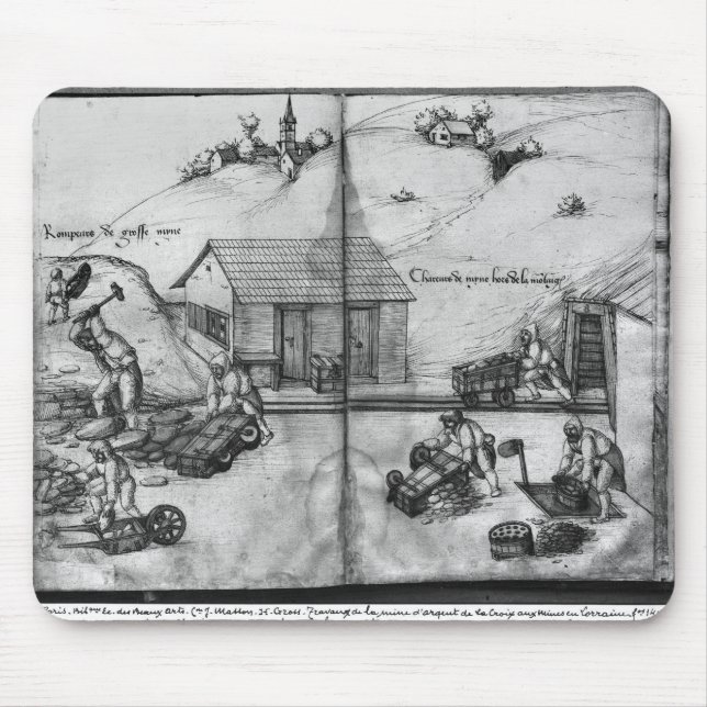 Silver mine of La Croix-aux-Mines Mouse Pad (Front)