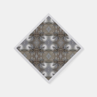 Silver Modern Design Napkin