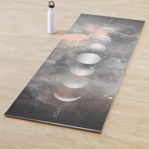 Moon Phases Cosmic Yoga Mat