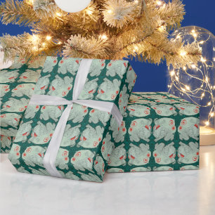 Silver Mothman Wrapping Paper