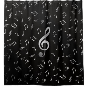 silver music notes