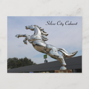 Silver Mustang # 1 Postcard