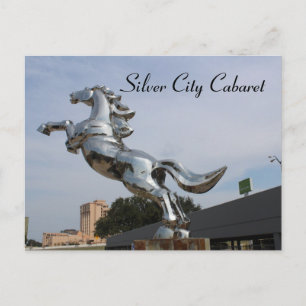 Silver Mustang # 3 Postcard