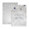 Silver Navy Snowflakes Winter Bridal Shower Invite
