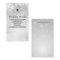 silver navy snowflakes winter Wedding Details Card