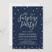 Silver & Navy, Surprise 25th Wedding Anniversary