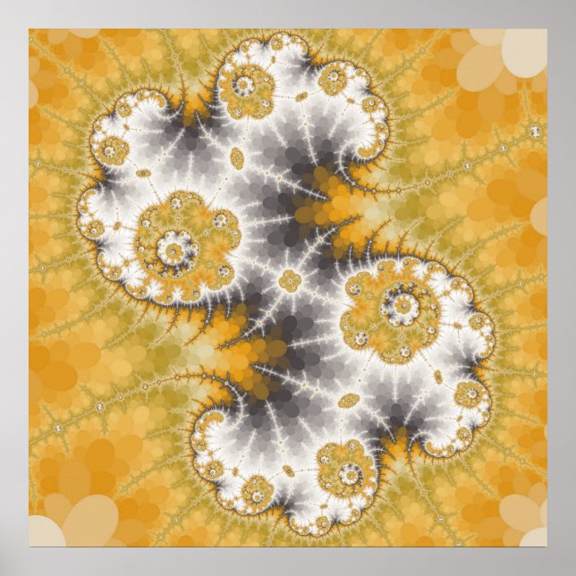 Silver Nebula Poster (Front)