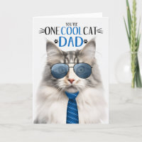 Silver Norwegian Forest Father's Day One Cool Cat