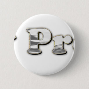 silver Not My President 2 Inch Round Button