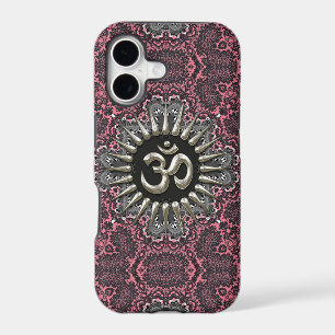 Silver Om Vintage Rose Damask iPhone 5