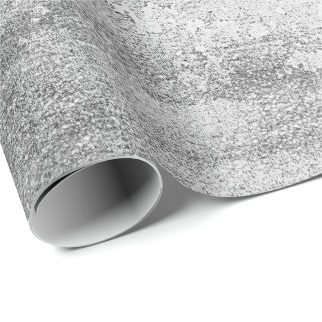 Silver Paint Industrial Cement Grey Graphite Wrapping Paper (Roll Corner)