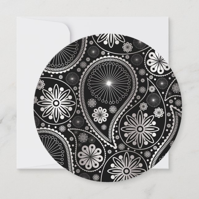 Silver paisley pattern (Front)