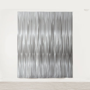 Silver Party Photography Faux Tinsel Backdrop Tapestry