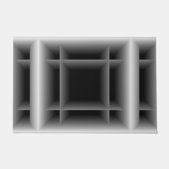 Silver Pattern Doormat (Front)