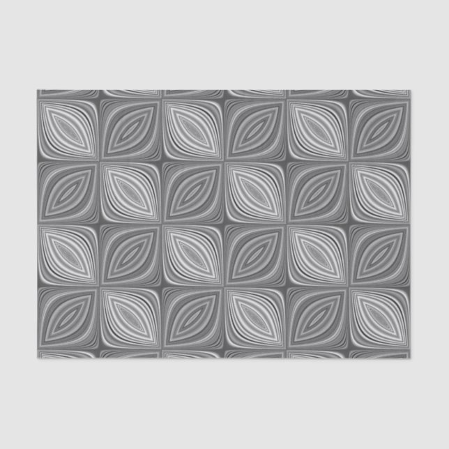 Silver Pattern Tissue Paper (Front)