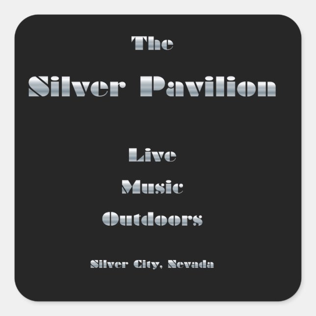 Silver Pavilion Sticker (Front)