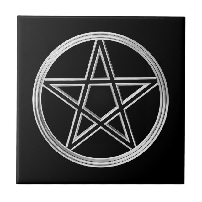 Silver pentagram tile (Front)