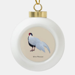 Silver Pheasant ornament
