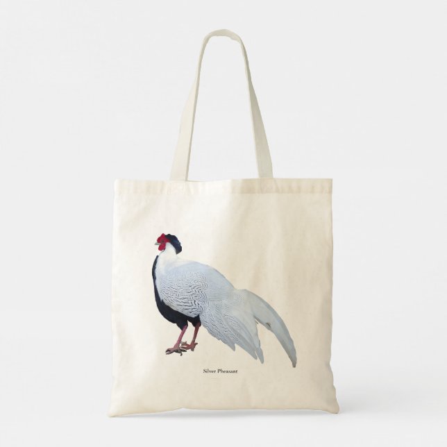 Silver Pheasant tote bag (Back)