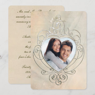 Silver Photo Frame invitation