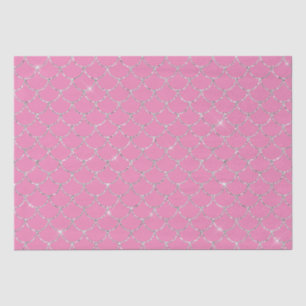 Silver Pink Mermaid  Tissue Paper
