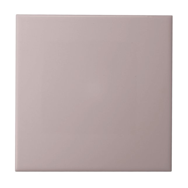 Silver Pink Solid Colour Tile (Front)