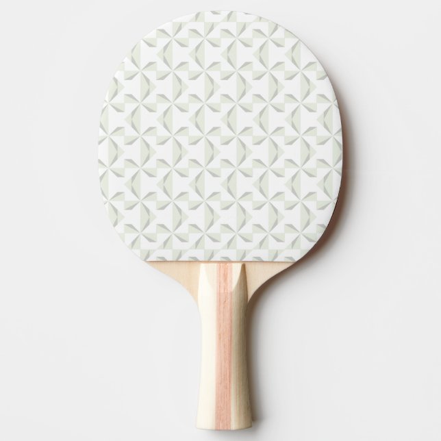 Silver Pinwheels Ping Pong Paddle (Front)