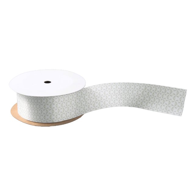 Silver Pinwheels Satin Ribbon (Spool)