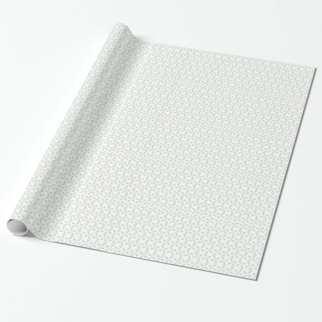 Silver Pinwheels Wrapping Paper (Unrolled)