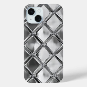 Silver Plate Pattern iPhone 15 Case