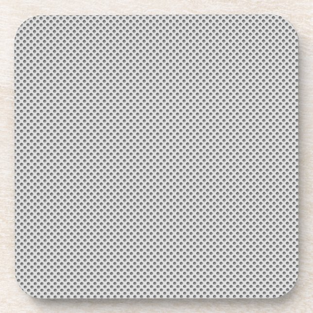 Silver Porous Metal Coaster (Front)