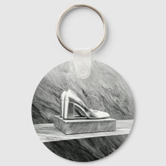 Silver Prada shoes 2015 Keychain