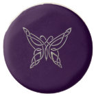 Silver Purple Celtic Butterfly Curling