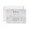 Silver purple glitter elegant wedding RSVP