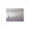 Silver Purple Paris Eiffel Tower Personalized