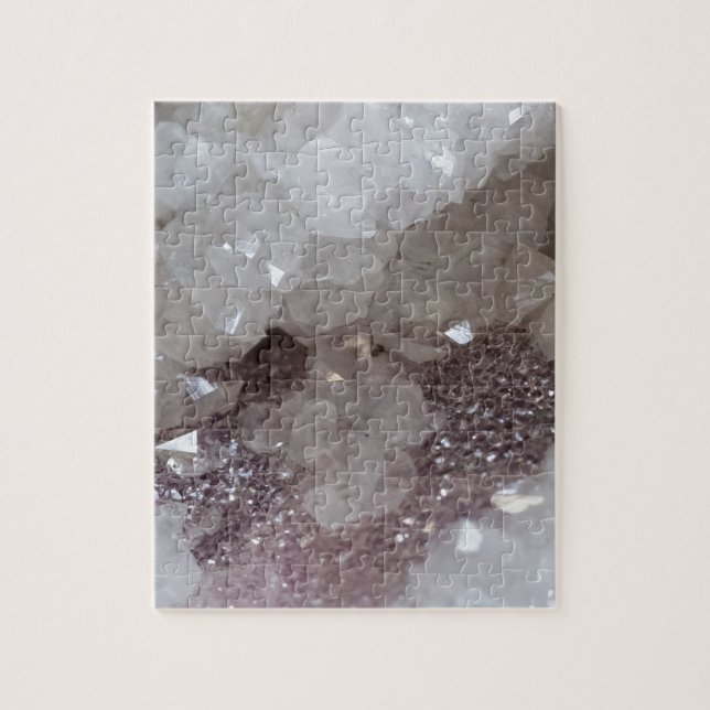 Silver & Quartz Crystal Jigsaw Puzzle (Vertical)