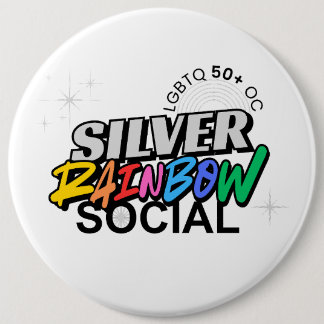 Silver Rainbow Social Button
