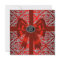 Silver Red Damask Corporate Christmas Party