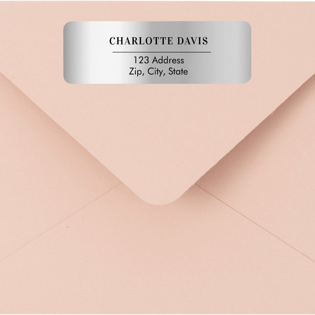 Silver return address  (Creator Uploaded)