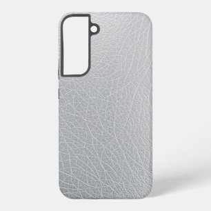 Silver Rexine Texture Digital Artwork Samsung Galaxy Case