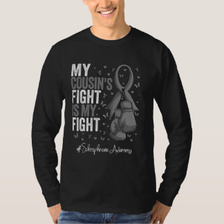 Silver Ribbon Cousin Schizophrenia Awareness T-Shirt