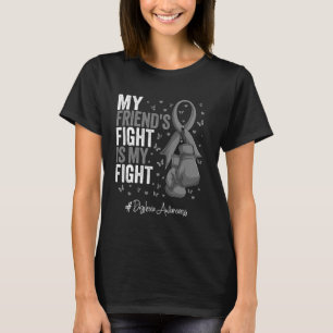 Silver Ribbon Friend Dyslexia Awareness T-Shirt