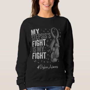 Silver Ribbon Stepsister Dyslexia Awareness Sweatshirt