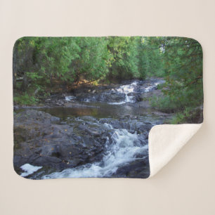 Silver River Falls sherpa blanket