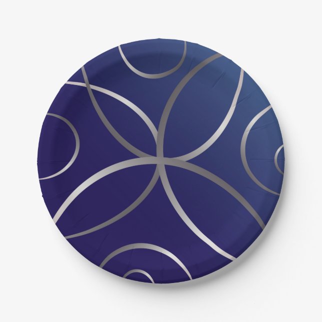Silver roads paper plate (Front)