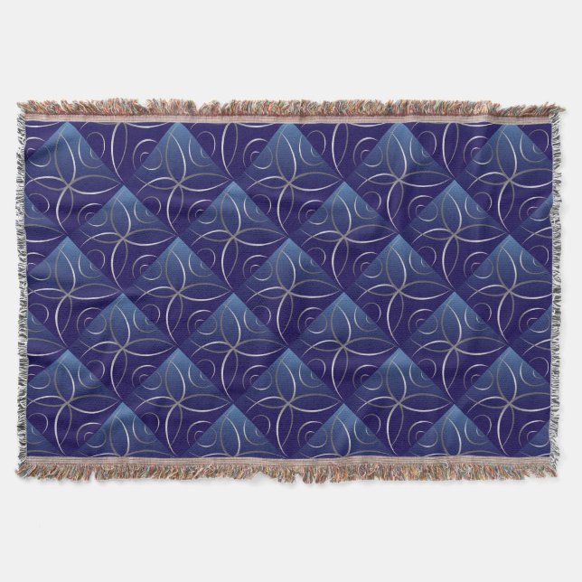 Silver roads throw blanket (Front)