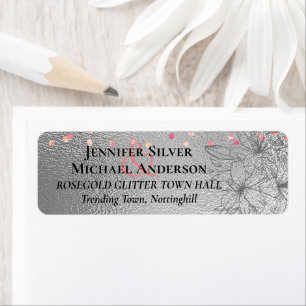 Silver Rosegold WEDDING Metallic Glitter BUDGET