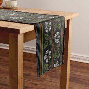 Silver Roses Table Runner