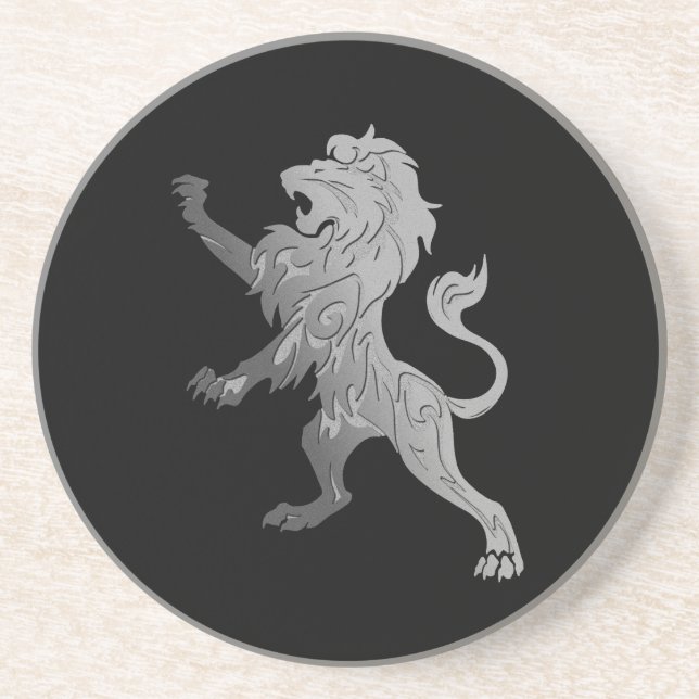 Silver Royal Lion Coaster (Front)